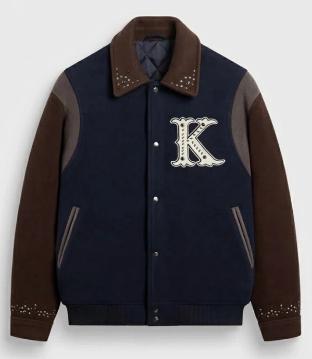 Kith Melton Wool Studded Varsity Jacket 1