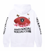 Las Vegas Raiders ASSC x NFL White Blossom Hoodie 1