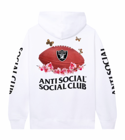 Las Vegas Raiders ASSC x NFL White Blossom Hoodie 1