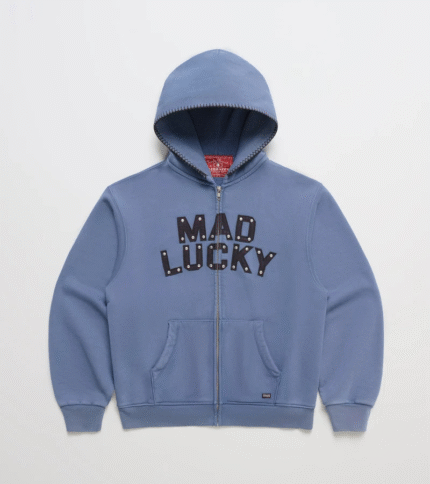 Mad Lucky Midweight Fleece Zip Up Hoodie 1