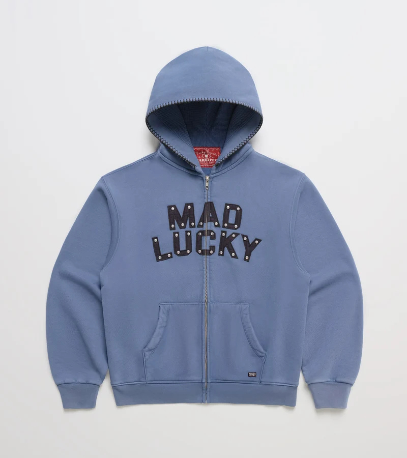 Mad Lucky Midweight Fleece Zip Up Hoodie 1 Mad Lucky Midweight Fleece Zip Up Hoodie 1
