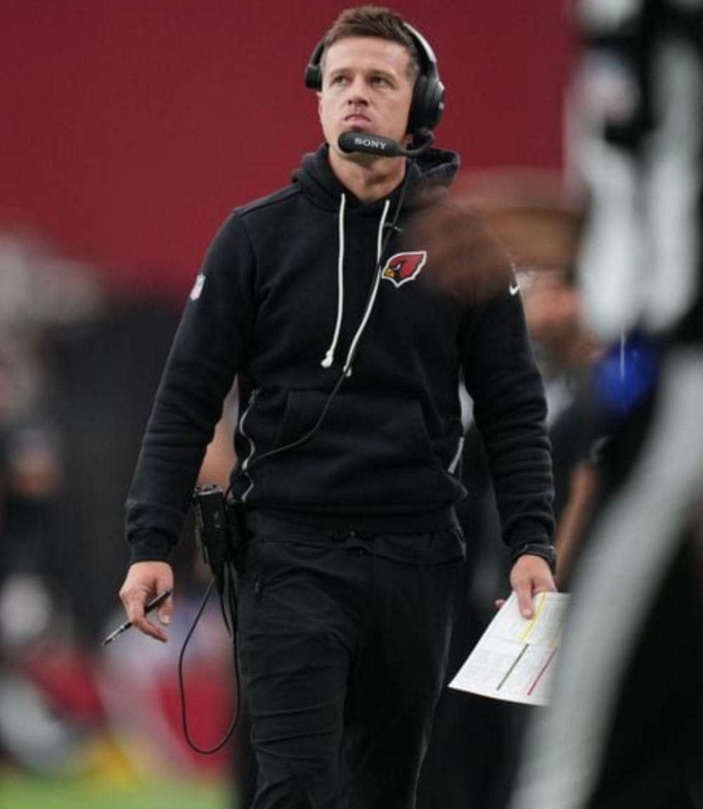 Mike LaFleur Arizona Cardinals Sideline Hoodie 2