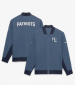 New England Patriots 2026 Nike Rivalries Sideline Bomber Jacket 3