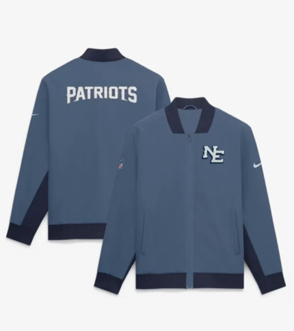 New England Patriots 2026 Nike Rivalries Sideline Bomber Jacket 3