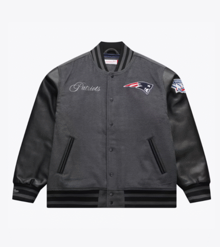 New England Patriots Legacy Made Varsity Jacket 1