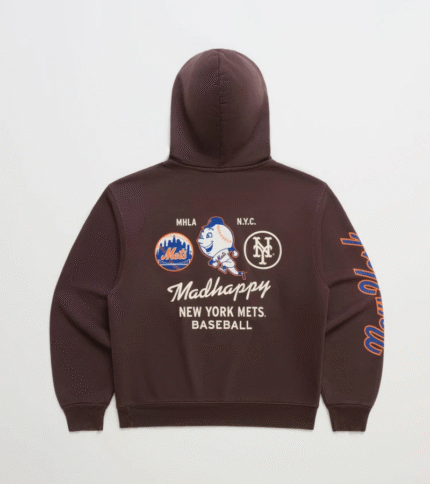 New York Mets Madhappy Baseball Hoodie 3