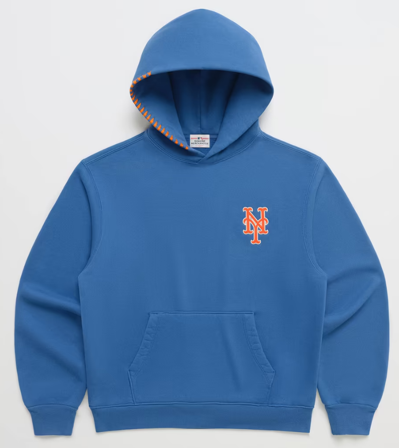 New York Mets Madhappy Blue Fleece Hoodie 1 New York Mets Madhappy Blue Fleece Hoodie 1