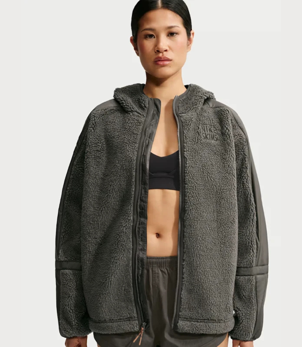 NikeSKIMS Sherpa Hooded Jacket 1