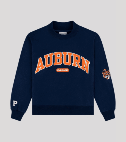 Parke x ’47 Auburn Mockneck Blue Sweatshirt 1