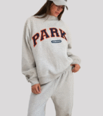 Parke x ’47 Auburn Mockneck Grey Sweatshirt 2