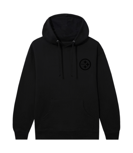 Pittsburgh Steelers ASSC Black Hello Kitty Hoodie 2
