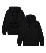 Pittsburgh Steelers ASSC Black Hello Kitty Hoodie 3