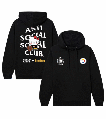 Pittsburgh Steelers ASSC Hello Kitty Blitz Hoodie 3