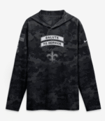 Saints 2026 Salute to Service Hooded Long Sleeve T-Shirt 1